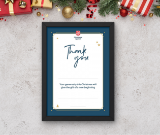 Christmas Appeal | Thank You Certificates
